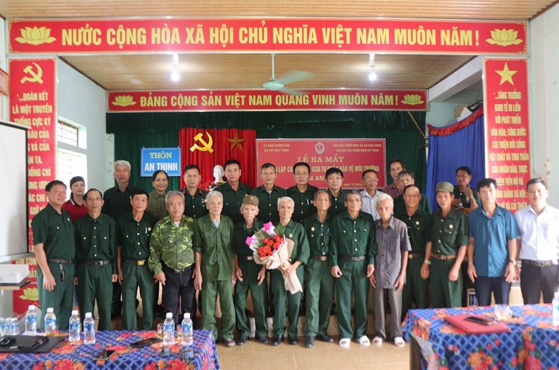 hoi ccb xa an hoa thinh ra mat clb ccb tu quan bao ve moi truong tai thon am thinh