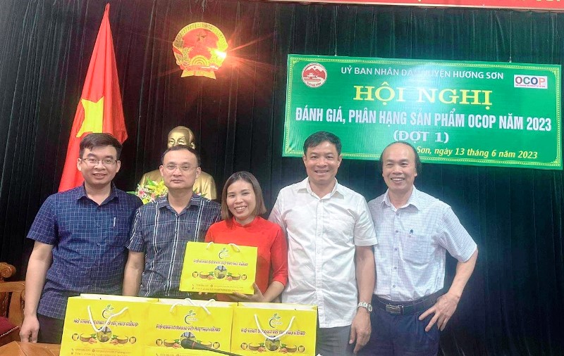 san pham tinh bot nghe thu hang son tra duoc cong nhan dat tieu chuan ocop 3 sao